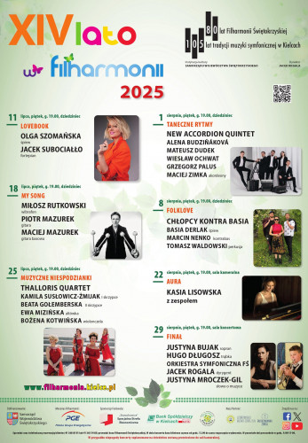 Plakat Lato W Filharmonii