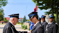 przewodniczący Sejmiku Andrzej Bętkowski podczas uroczystości OSP w Ostojowie
