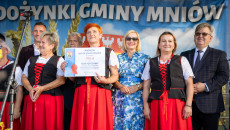 dożynki w Mniowie z udziałem marszałek Renaty Janik