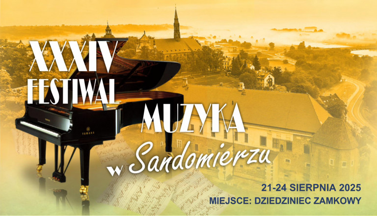 Festiwal Muzyka W Sandomierzu Fortepian W Tle Budynek Muzeum