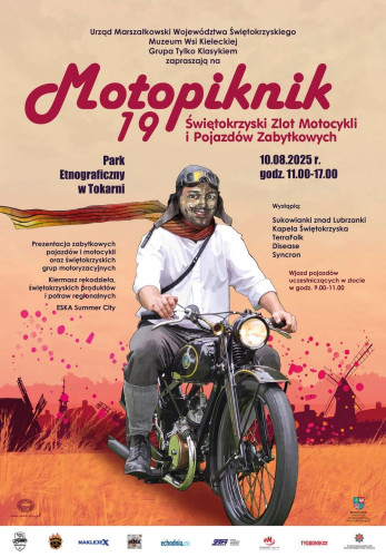 Motopiknik 2025 Plakat Zaproszenie
