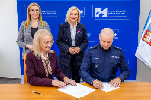 Wsparcie na szkolenia z obsługi dronów dla świętokrzyskich służb mundurowych