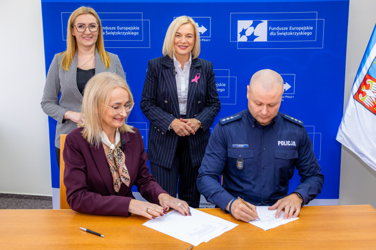 Wsparcie na szkolenia z obsługi dronów dla świętokrzyskich służb mundurowych