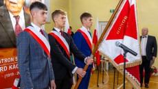 Ślubowanie uczniów klas pierwszych w Zespole Szkół Elektrycznych w Kielcach