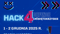 Plakat Konkursu Hack4defence Świętokrzyskie