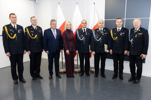 Uroczystości w Komendzie Wojewódzkiej PSP w Kielcach