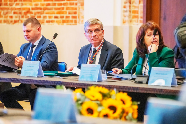 Obrady Konwentu Marszałków Z Udziałem Andrzeja Prusia