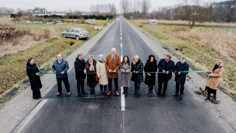 Oddanie do użytku wyremontowanego odcinka drogi wojewódzkiej nr 872 w gminie Łoniów