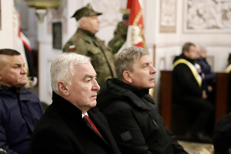 Przewodniczący Sejmiku Województwa Andrzej Bętkowski, członek Zarządu Województwa Andrzej Pruś