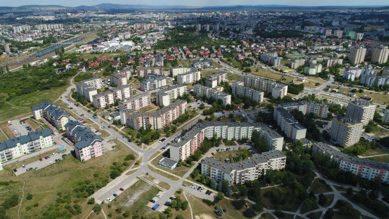 Kielce widok z drona