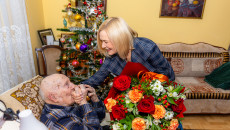 Z wizytą u bohatera. Wzruszające 97. urodziny kombatanta Andrzeja Jachymczyka