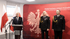 Uroczystość w Komendzie Wojewódzkiej Państwowej Straży Pożarnej w Kielcach
