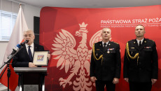 Uroczystość w Komendzie Wojewódzkiej Państwowej Straży Pożarnej w Kielcach