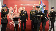 Uroczystość w Komendzie Wojewódzkiej Państwowej Straży Pożarnej w Kielcach