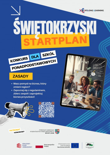 IV edycja konkursu „Świętokrzyski StartPLAN” - plakat