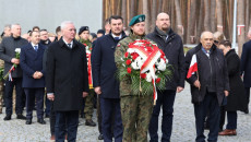 Uroczystości katyńskie na cmentarzu wojennym w Bykowni w Ukrainie