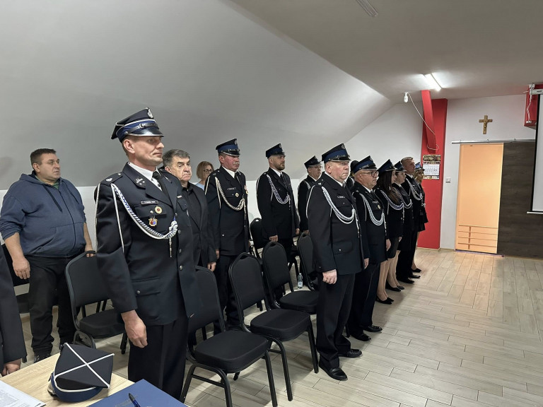 Spotkanie sprawozdawczo-wyborcze jednostki Ochotniczej Straży Pożarnej w Nagłowicach
