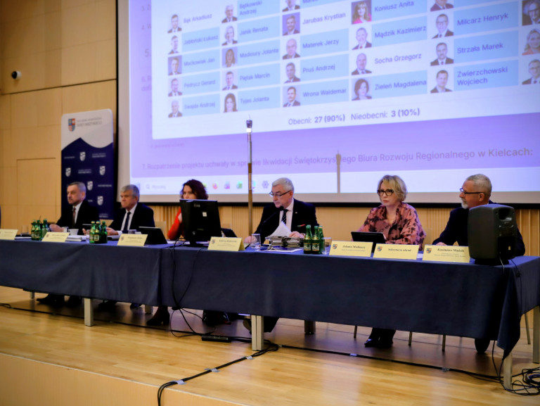 Obradował Sejmik Województwa Świętokrzyskiego