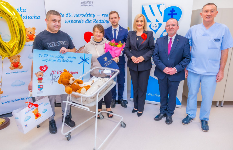 Powitaliśmy Jędrzeja na świecie! 300. dziecko w programie „Co 50. narodziny – realne wsparcie dla Rodziny”