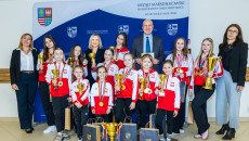 Utalentowane zawodniczki z Sandomierza z wizytą w urzędzie