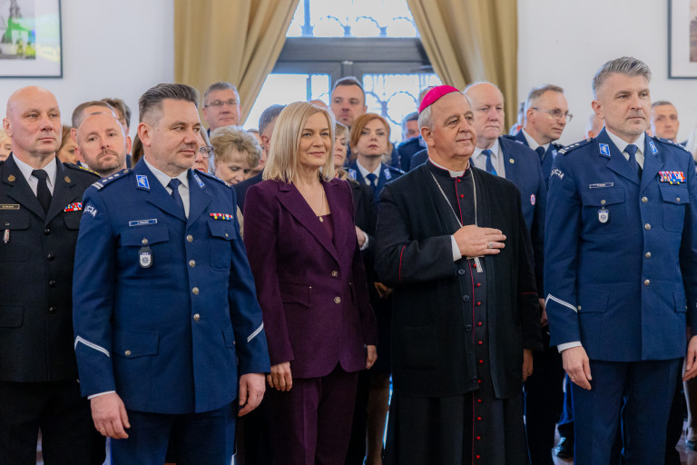 Uroczyste spotkanie wielkanocne świętokrzyskich policjantów