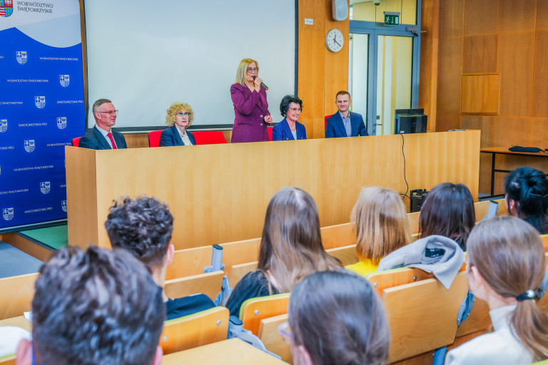 O przedsiębiorczości - spotkanie ze studentami