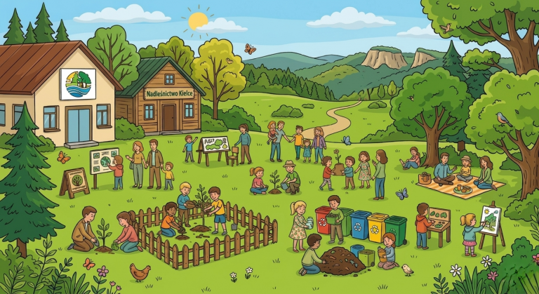 Piknik Z Okazji „dnia Ziemi” Plakat