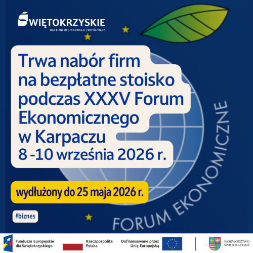 Nabór Firm Na Bezpłatne Stoisko Podczas Xxxv Forum Ekonomicznego W Karpaczu Grafika