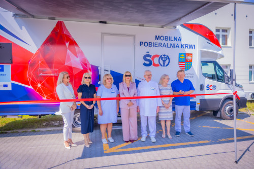 Przekazanie do użytku Mobilnej Pobieralni Krwi