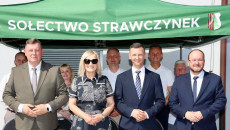 Otwarcie zrewitalizowanego stawu w Strawczynku
