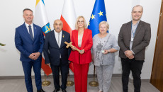 Przedstawiciele Związku Sybiraków i Związku Polaków w Kalabrii we Włoszech z wizytą u marszałek