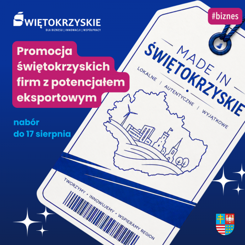 Grafika Naboru Przedsiębiorców Do Udziału W Akcji Promocyjnej „made In Świętokrzyskie”