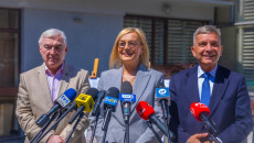 Konferencja prasowa. Poznaliśmy zwycięski projekt rozbudowy siedziby Urzędu Marszałkowskiego w Kielcach