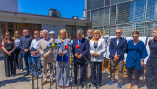 Konferencja prasowa. Poznaliśmy zwycięski projekt rozbudowy siedziby Urzędu Marszałkowskiego w Kielcach