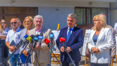 Konferencja prasowa. Poznaliśmy zwycięski projekt rozbudowy siedziby Urzędu Marszałkowskiego w Kielcach