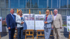 Konferencja prasowa. Poznaliśmy zwycięski projekt rozbudowy siedziby Urzędu Marszałkowskiego w Kielcach