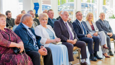 Uroczystość wręczenia Medali za Długoletnie Pożycie Małżeńskie z udziałem marszałek województwa świętokrzyskiego Renaty Janik