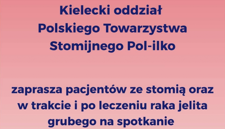 Sierpniowe spotkanie wsparcia dla stomików i pacjentów onkologicznych w Kielcach